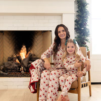 SANTAS | NEW* WOMEN'S BUTTON UP LONG SLEEVE SET