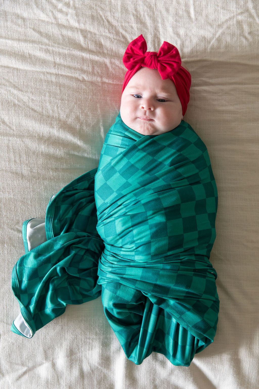 EVERGREEN CHECKER | SWADDLE