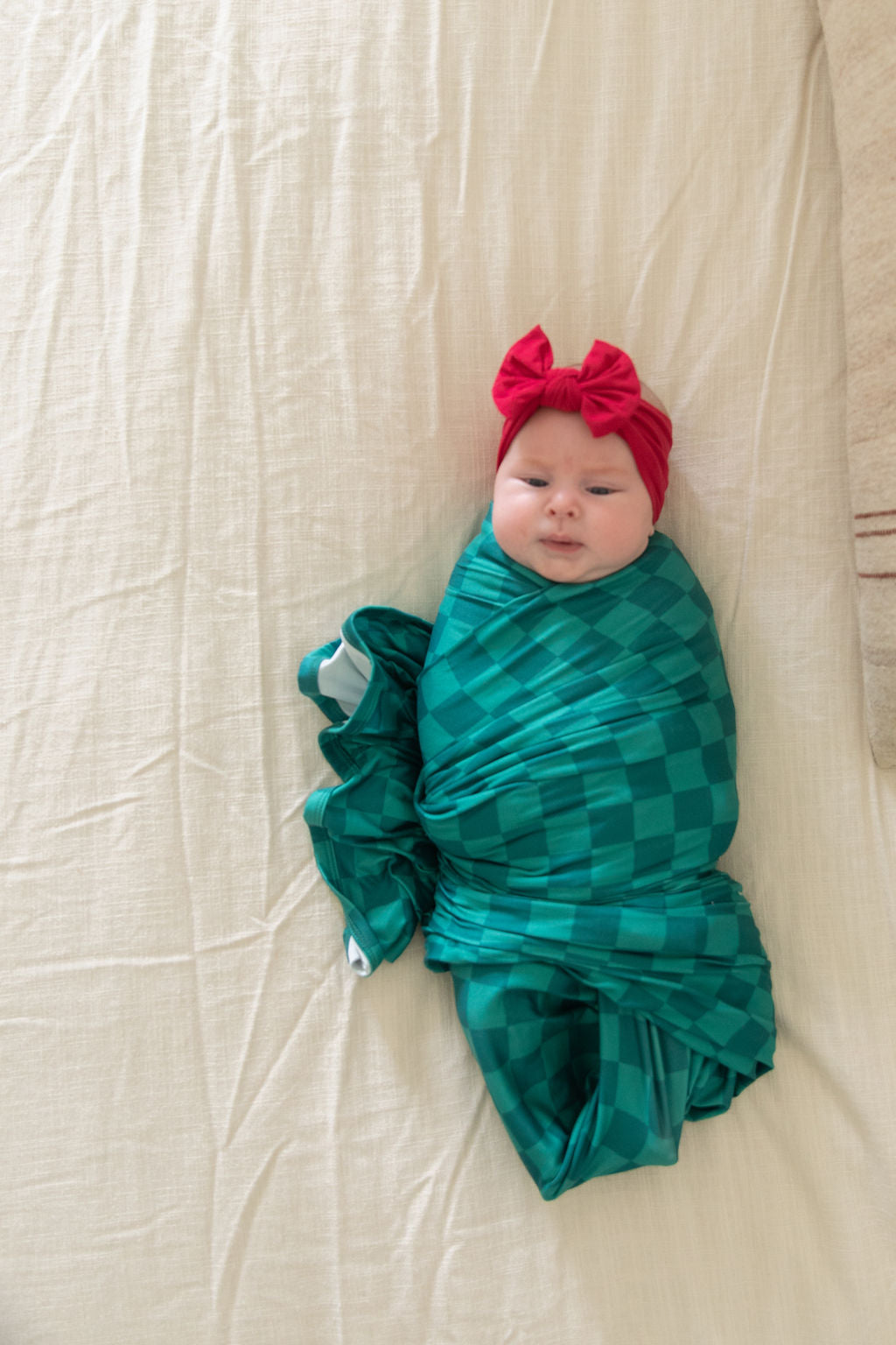 EVERGREEN CHECKER | SWADDLE