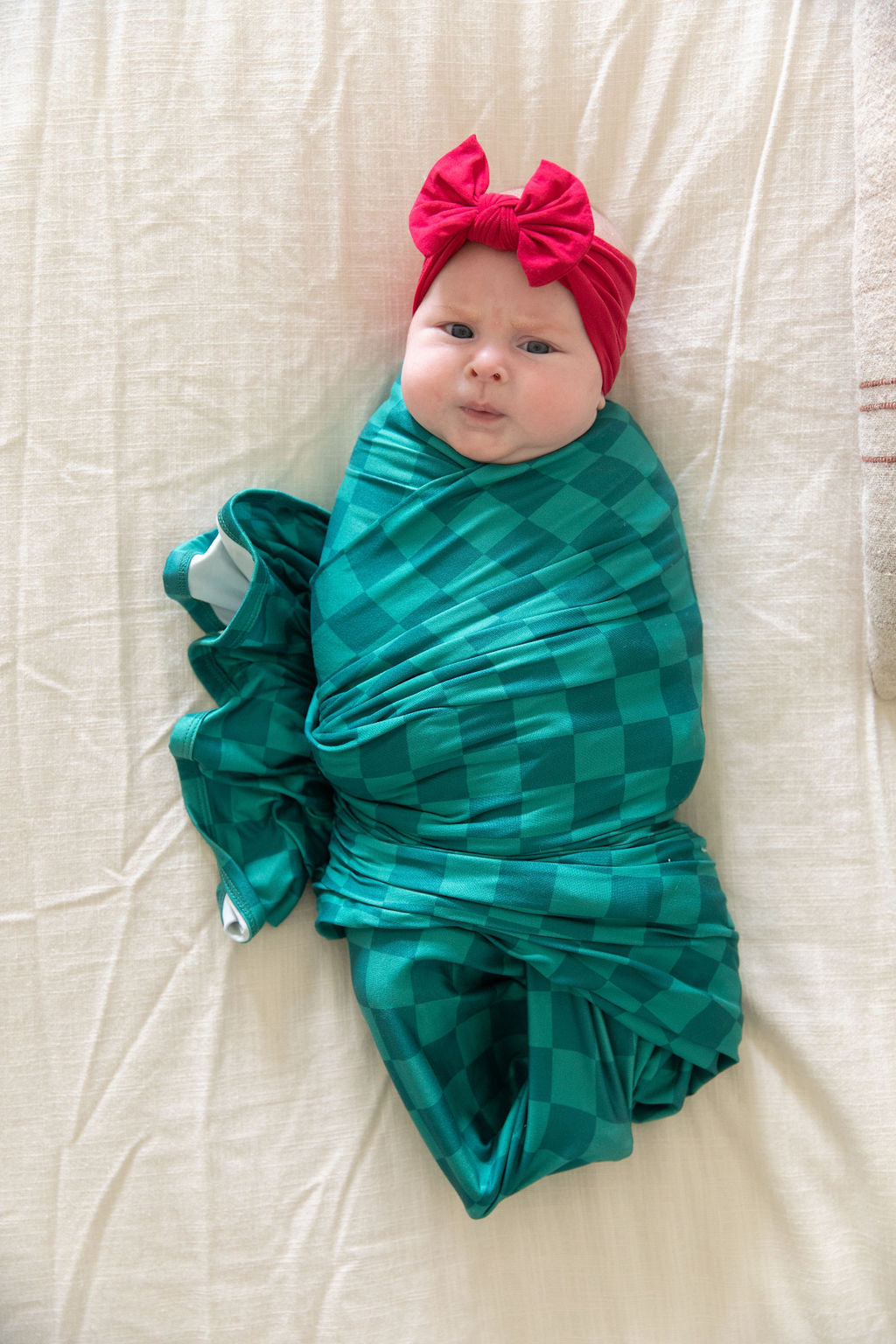 EVERGREEN CHECKER | SWADDLE