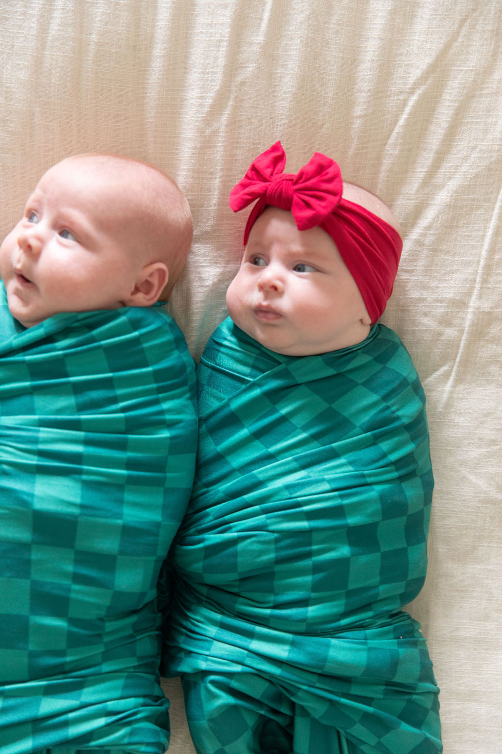 EVERGREEN CHECKER | SWADDLE