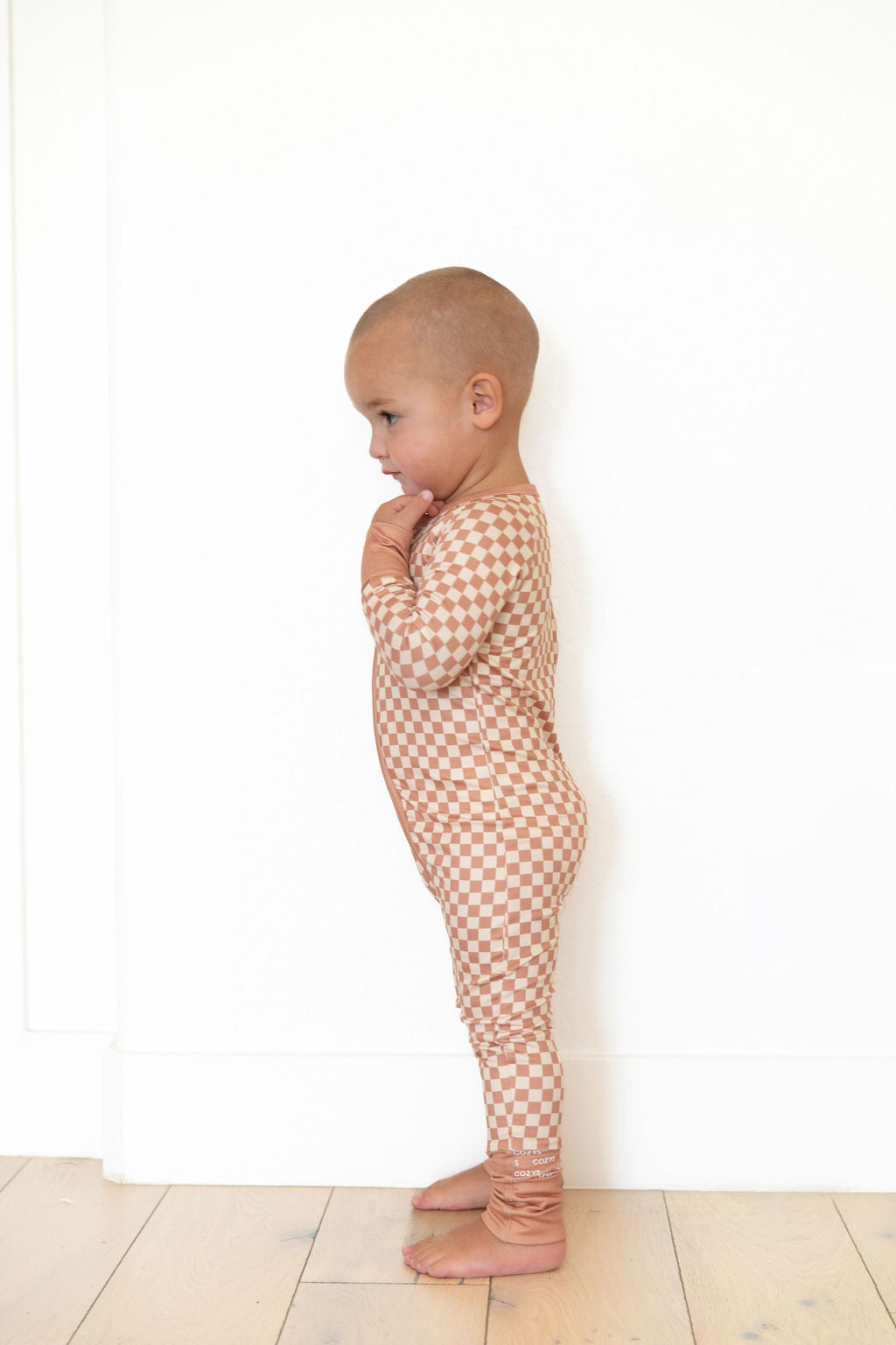 FALL MINI CHECKER | ZIPPER ONE PIECE