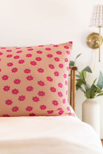 PINK DAISY | PILLOW CASE