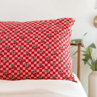 CHERRY CHECKER | PILLOW CASE