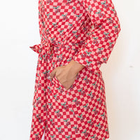 CHERRY CHECKER | WOMEN'S ROBE