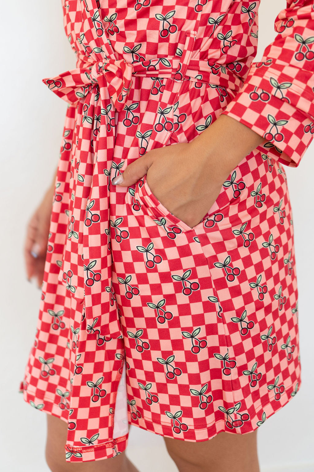 CHERRY CHECKER | WOMEN'S ROBE