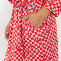 CHERRY CHECKER | WOMEN'S ROBE