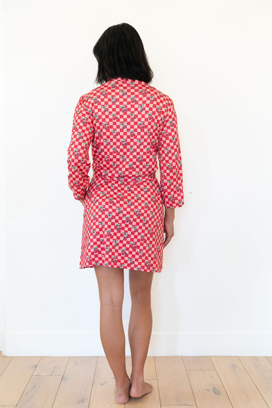 CHERRY CHECKER | WOMEN'S ROBE