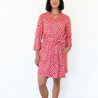 CHERRY CHECKER | WOMEN'S ROBE