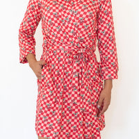 CHERRY CHECKER | WOMEN'S ROBE