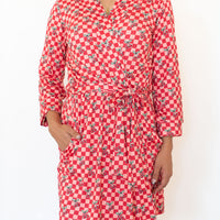 CHERRY CHECKER | WOMEN'S ROBE