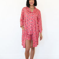 CHERRY CHECKER | WOMEN'S ROBE