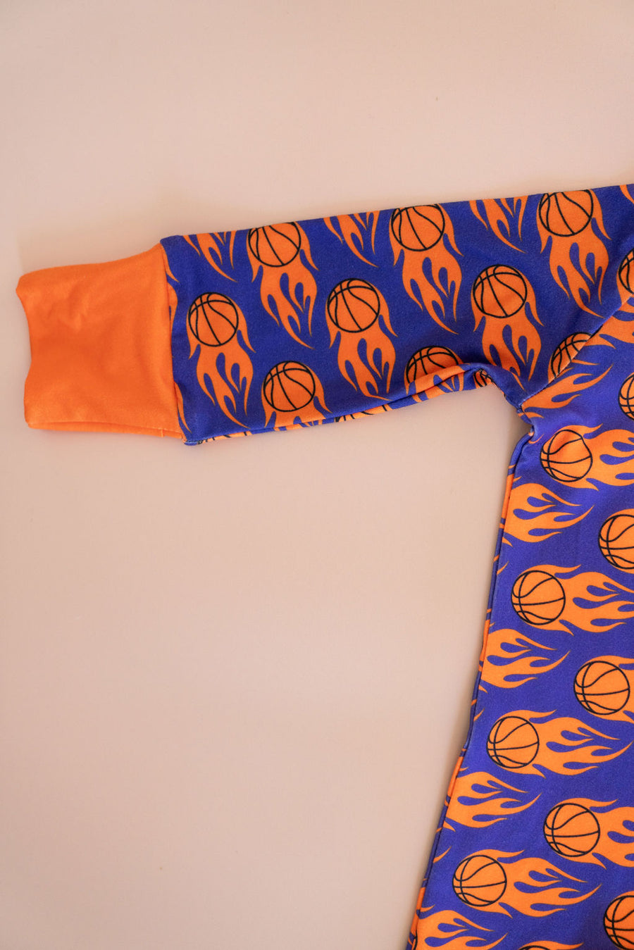 BASKETBALL FLAMES | ZIPPER ONE PIECE