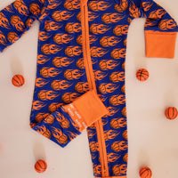 BASKETBALL FLAMES | ZIPPER ONE PIECE