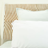 WHITE SOLID BRUSHED | PILLOW CASE