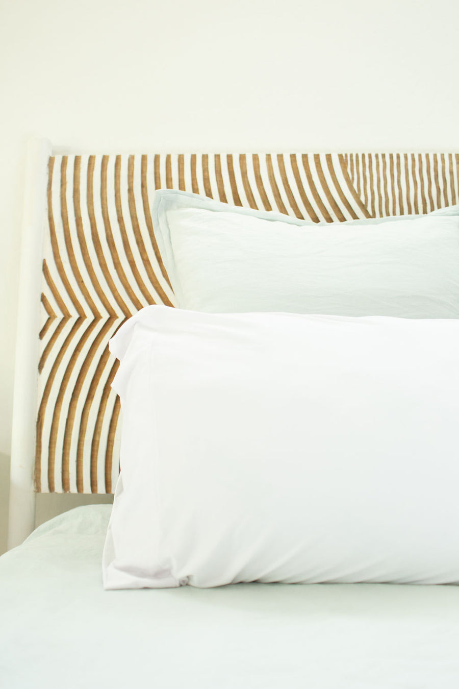 WHITE SOLID BRUSHED | PILLOW CASE