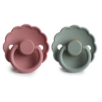 FRIGG DAISY NATURAL RUBBER PACIFIER | CEDAR/LILY PAD | 2 PACK