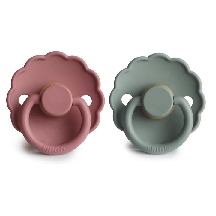 FRIGG DAISY NATURAL RUBBER PACIFIER | CEDAR/LILY PAD | 2 PACK